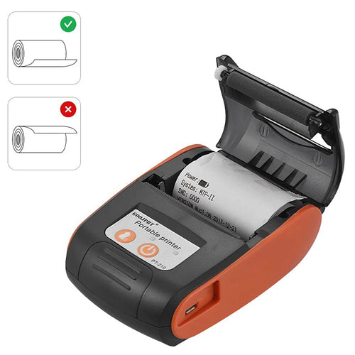 Mini Imprimante de Tickets Portable sans Fil - Bluetooth 58mm - Compatible iOS, Android, PC
