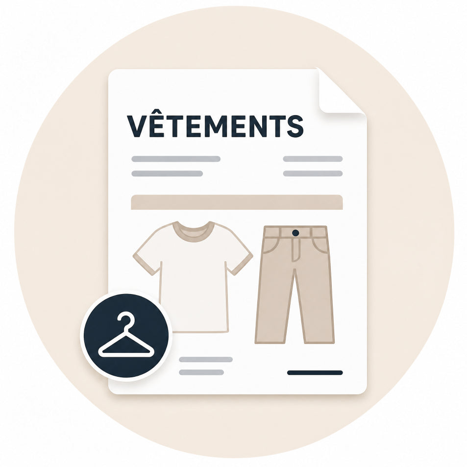 Fournisseur vêtements